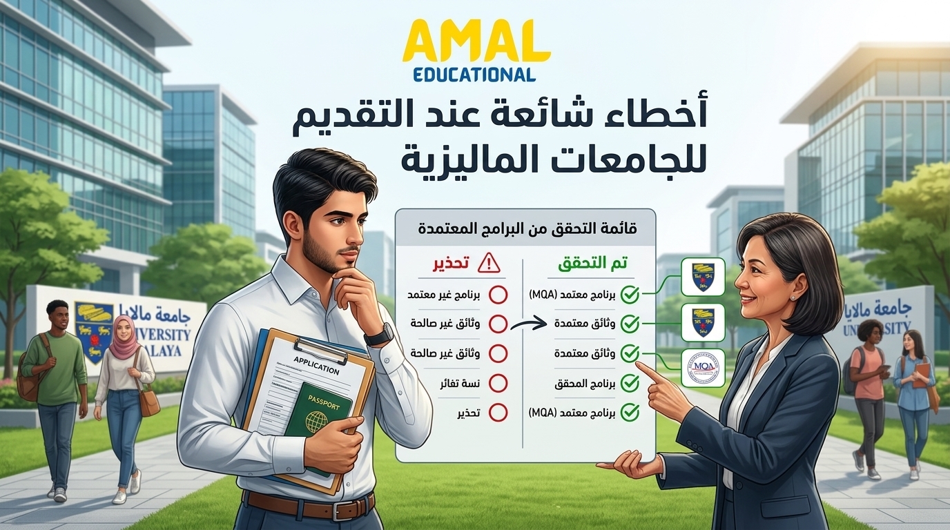 أخطاء شائعة عند التقديم للجامعات الماليزية